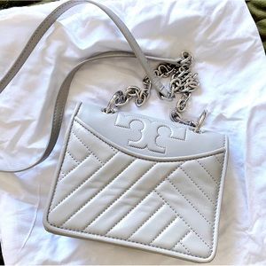 Tory Burch Small Gray Crossbody Bag